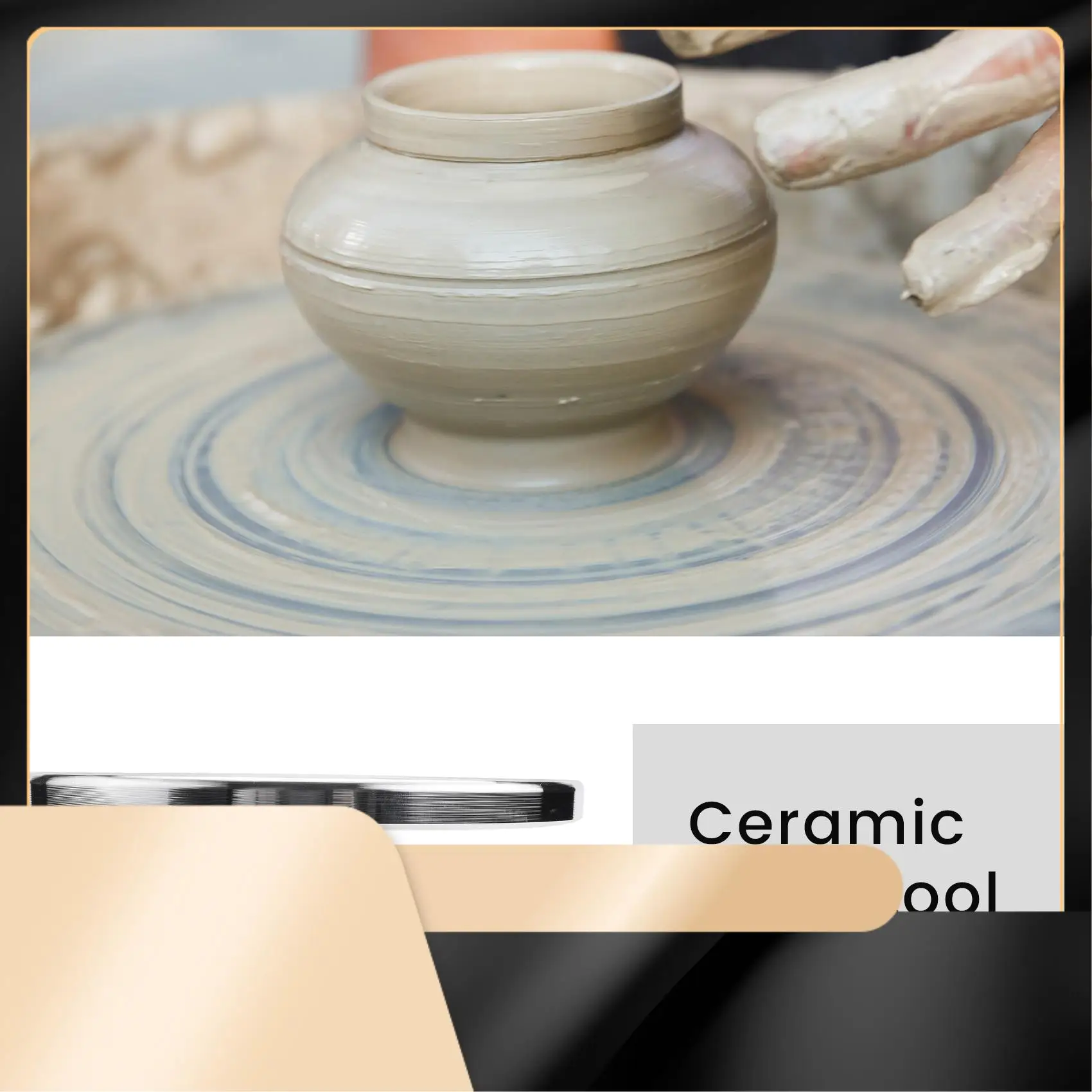 

X40A_XA-12/15Cm Double Face Use Aluminum Alloy Turntable For Clay Sculpture Platform Pottery Wheel Rotating Tools