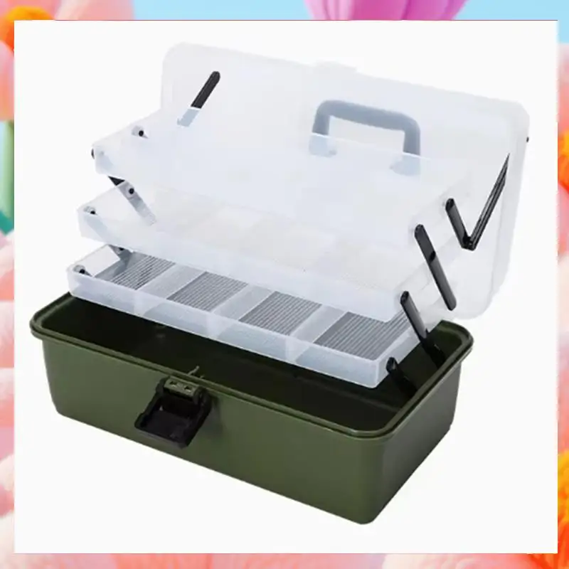 

Portable Fishing Tackle Storage Box Portable Fishing Tackle Storage Box Ideal For Outdoor Fishing Gear-ABJQ
