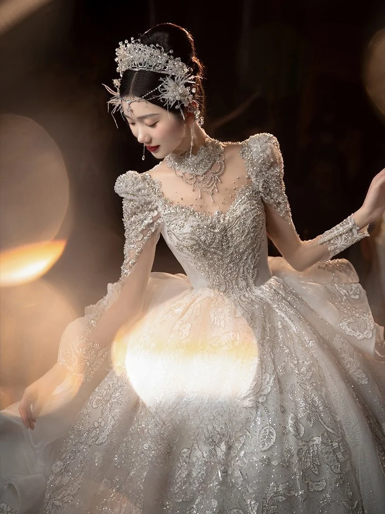 

New oversized heavy-duty luxury main yarn dress