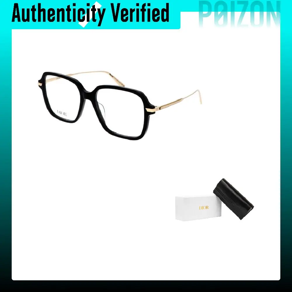 DIOR Plate Frame Square Glasses Women's GEMDIORO S5I 1200