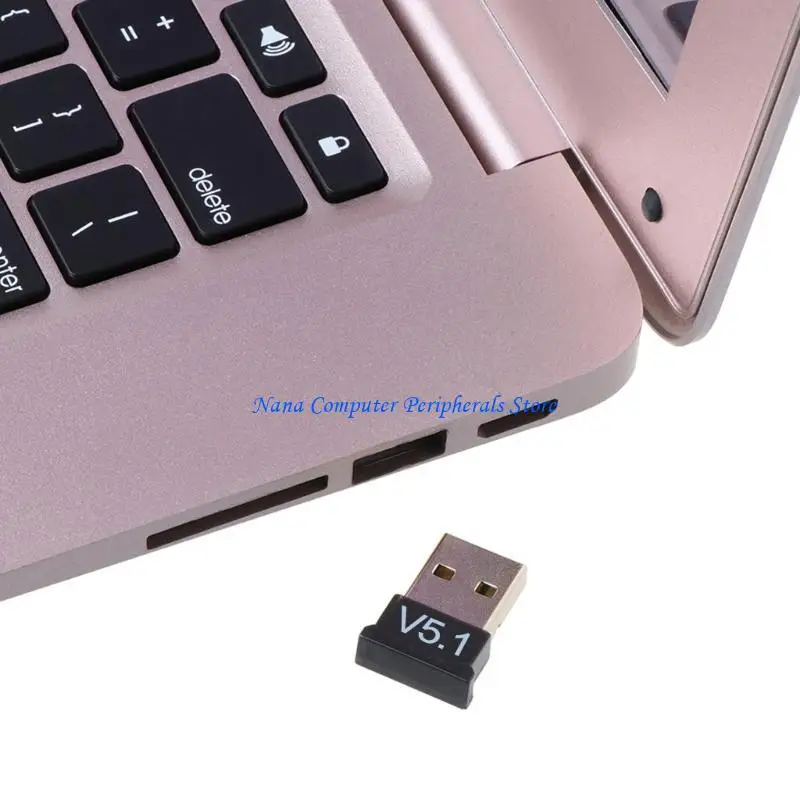 F68C Pluetooth- متوافق 5.0 محول USB جهاز إرسال مستقبل الصوت لمكبر صوت الكمبيوتر #2