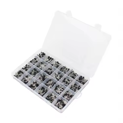 200-900PCS TO-92 Transistor Kit assortment box BC547 BC327 BC337 2N2222 3904 3906 C945 PNP/NPN transistors set electronics Kit - Image 5