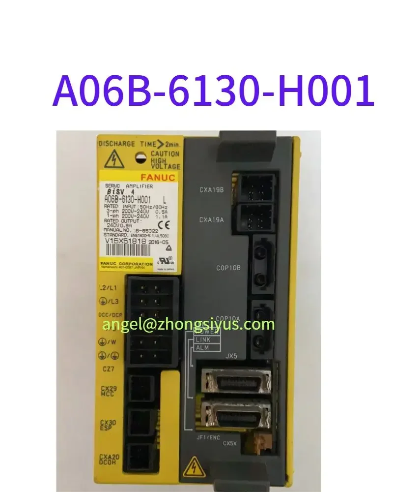 

A06B-6130-H001 использованный Сервоусилитель Fanuc для станка с ЧПУ