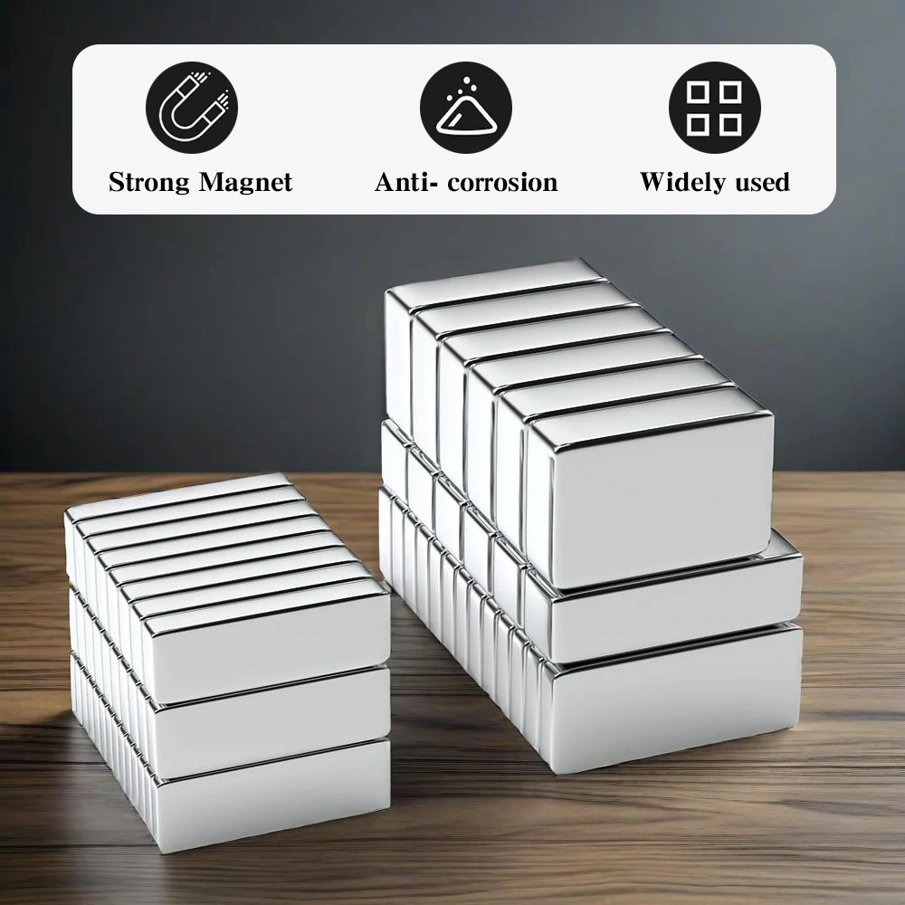 Powerful Neodymium Magnet N35 NdfeB Permanent Magnetic imanes Block Super Strong Fridge Magnets DIY ﻿30x10x3 30x10x5 30x20x10mm