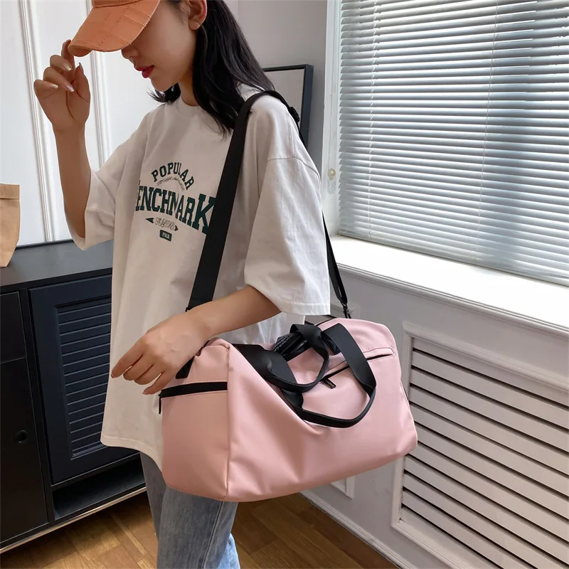 Short Distance Student Travel Bag Female Storage Duffel Bag Bags for Woman Swimming Yoga Bag Large Capacity Dry Wet Separation