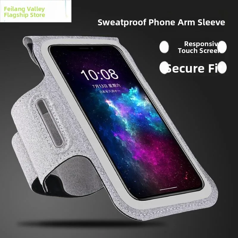 

Unisex Fitness Running Arm Bag Outdoor Sports Arm Band Waterproof Wrist Pouch Men's Model Versatile Mobile Phone Holder