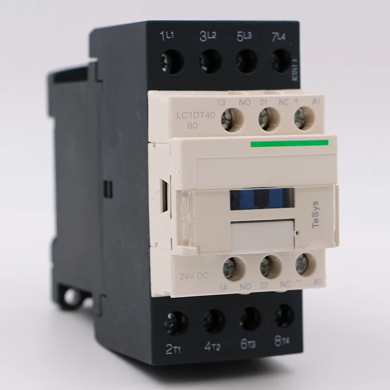 

LC1DT40BD DC electric magnetic Contactor 4P 4NO LC1-DT40BD 40A 24V DC coil