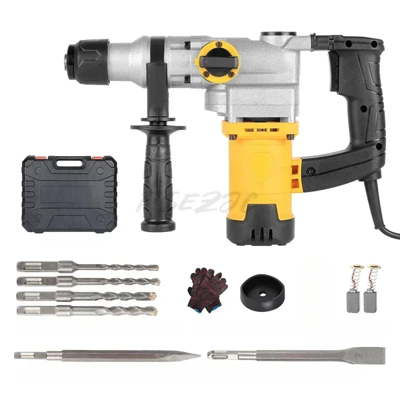 Industrial Grade Professional All Copper Electric Hammer Multifunctional Impact Drill Household Specialized Concrete Tool