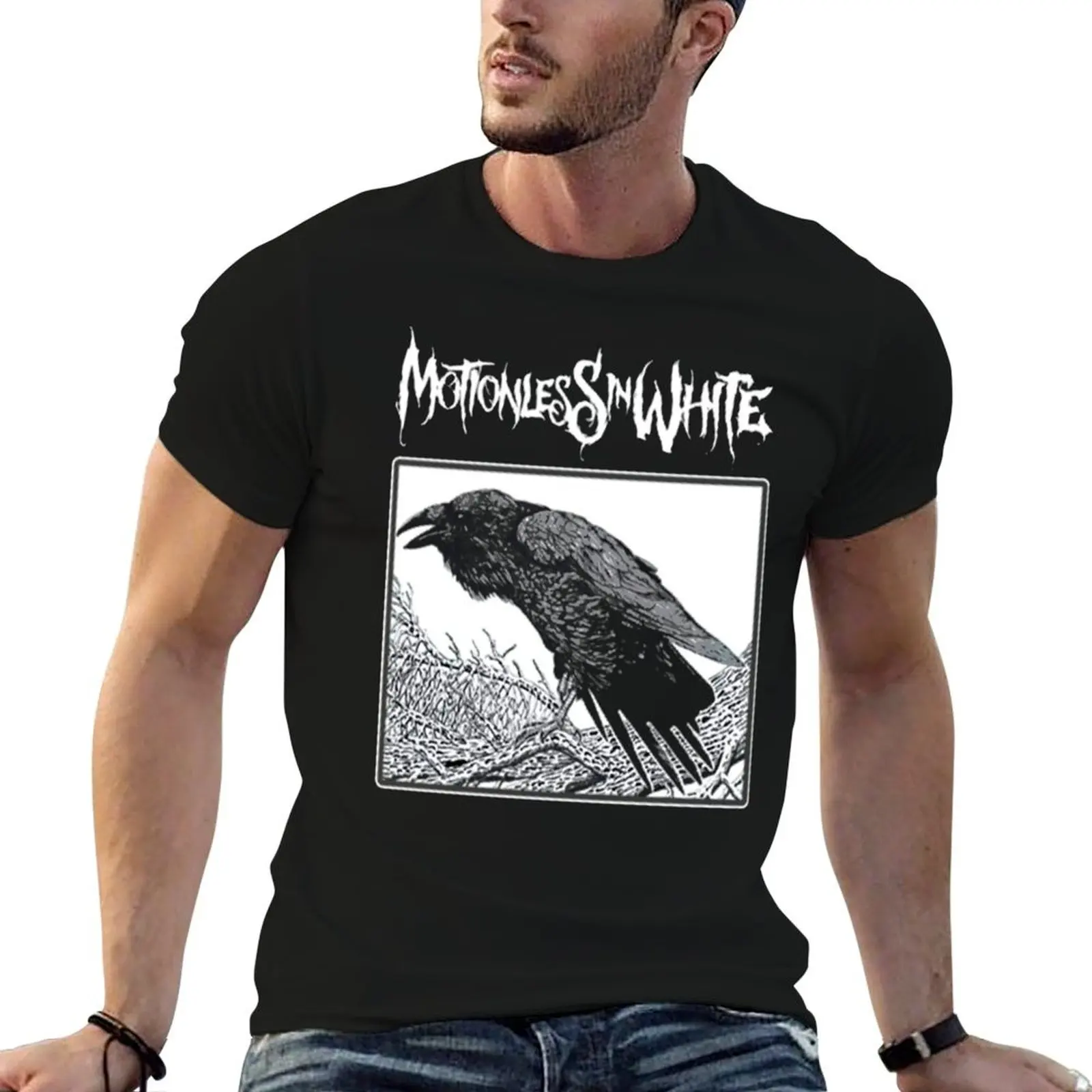 The Creatures Black Motionless T-Shirt Work Duty Casual T-Shirt