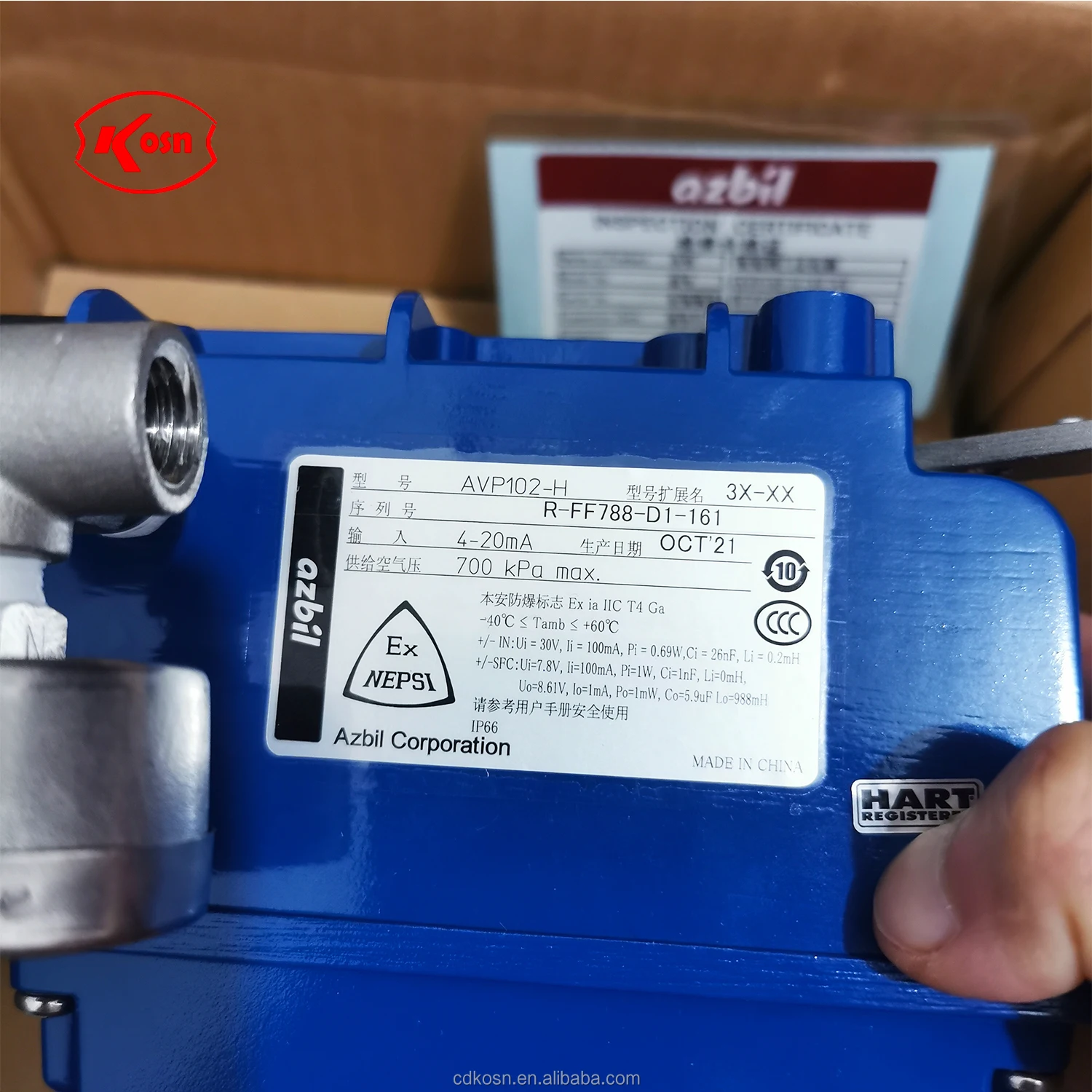 Original High Quality AVP102-H-3X-XX Hart communication AVP100 series digital  smart valve positioner