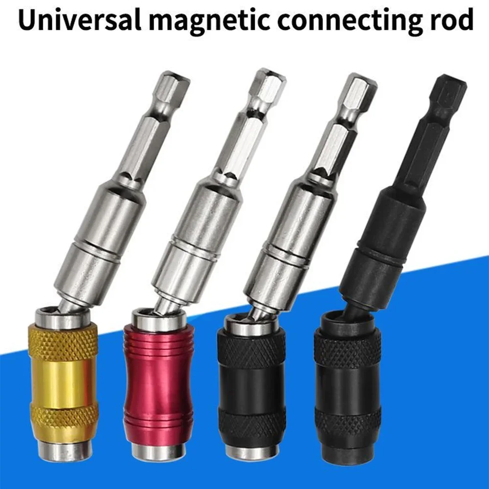 

Electric Drill Hexagonal Handle Magnetic Quick Release Head Lengthening Connecting Rod Corner Bend Connecting Rod Lengthening