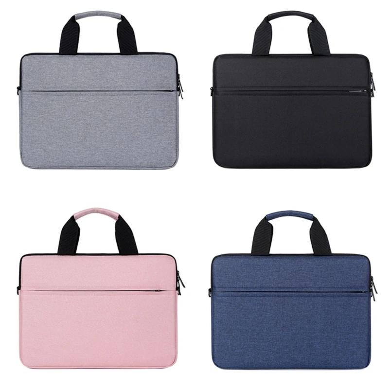 Business Laptop Holder Sleeve Bag with Shoulder Strap Secure Fits 13/14/15 Inch Notebooks Water Resistant Carrying Case