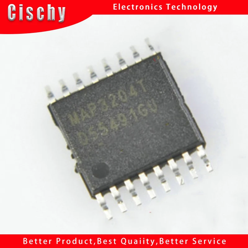 5pcs/lot MAP3204 MAP3204T TSSOP-16 In Stock