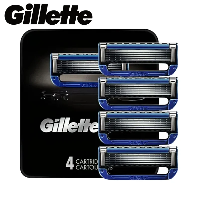 

Gillette Labs razor blades,For gillette Labs razor gillette Labs heated razor.4 Pcs.With Exfoliating Bar.Five layer razor blade