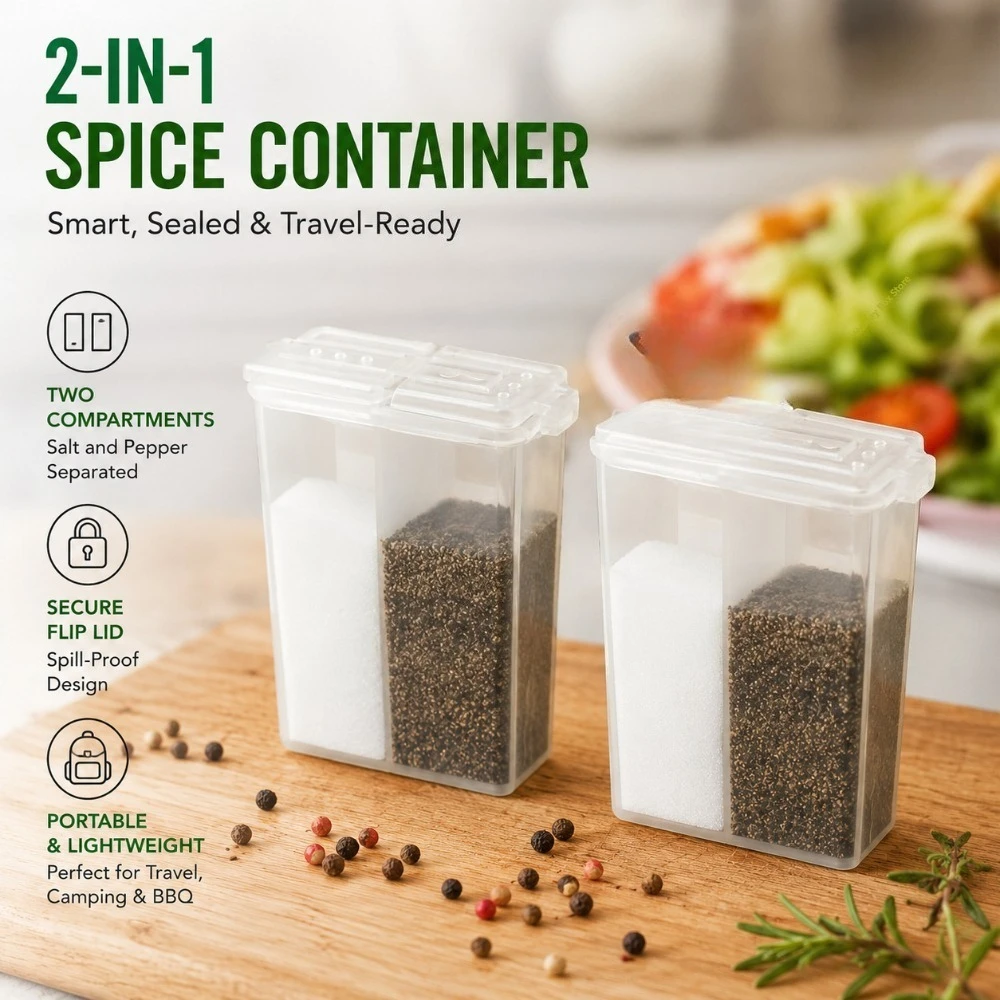 Multi-use 2in1 Spice Jar 2/4/6 - Camping Cooking Options recension och pris