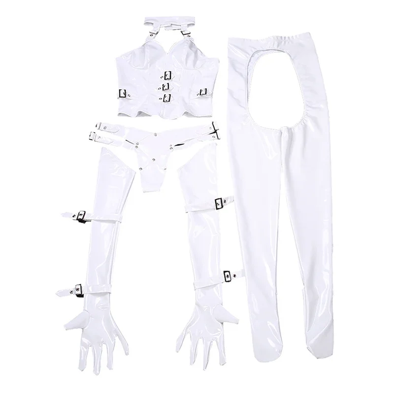 

Женская сексуальная латексная кожаная форма, косплей, милое женское нижнее белье с мокрым эффектом, костюмы горничной, аниме, ролевая игра, экзотический фетиш на заказ