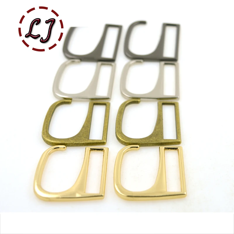 Wholesale high quality 10pcs/lot 24mm silver gun-black gold bronze metal shoes bags type 9 Buckle hooks buttons DIY Accessories