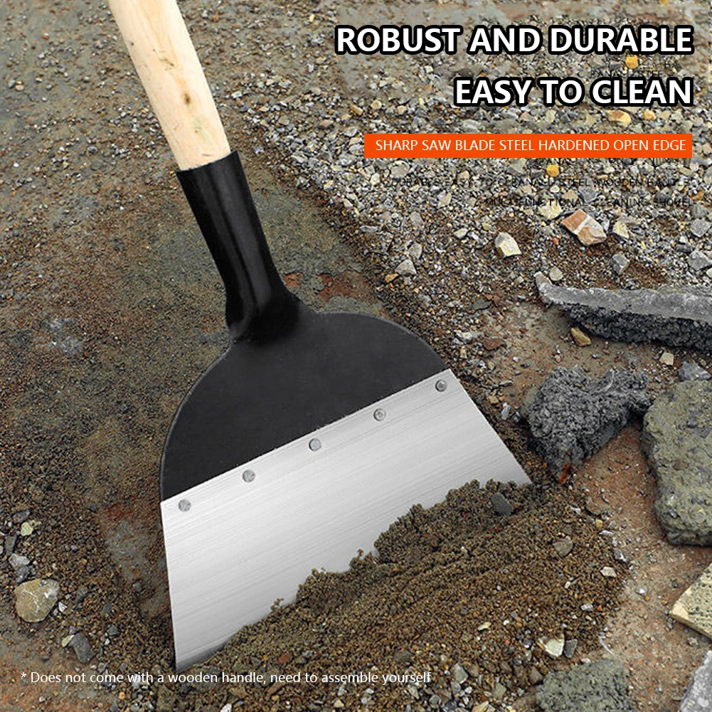 

Multifunctional Outdoor Garden Cleaning Shovel Steel Flat Shovel Rust Resistant Ice Shovel Weeding Planting Farm Weeding Tool