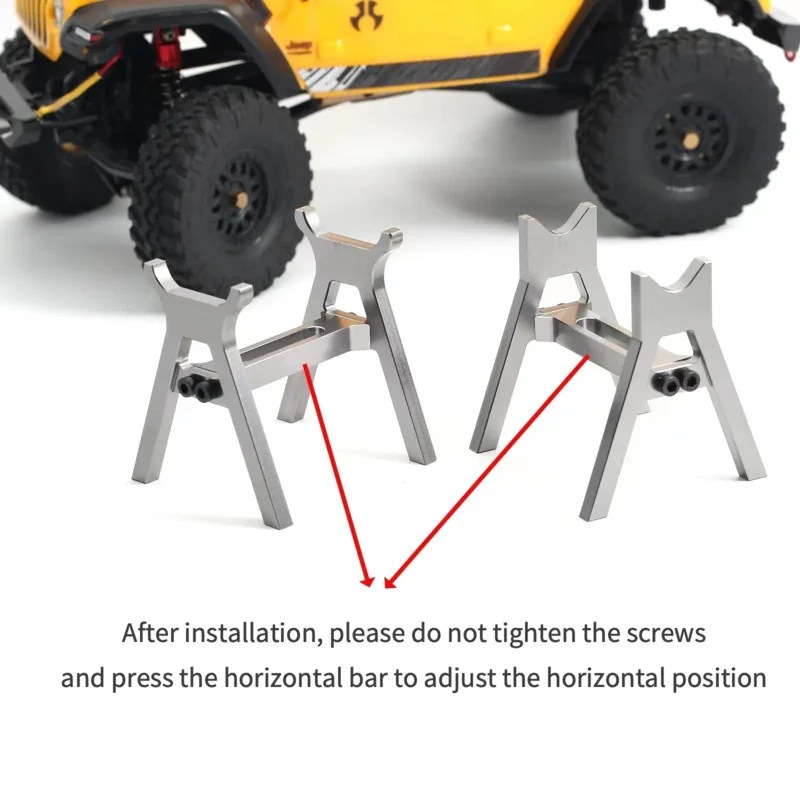 Outil de réparation de cric métallique, simulation CNC, RS RC, 1/18 1/24 RC Askler axial scx24 AX24 trx4m fms24