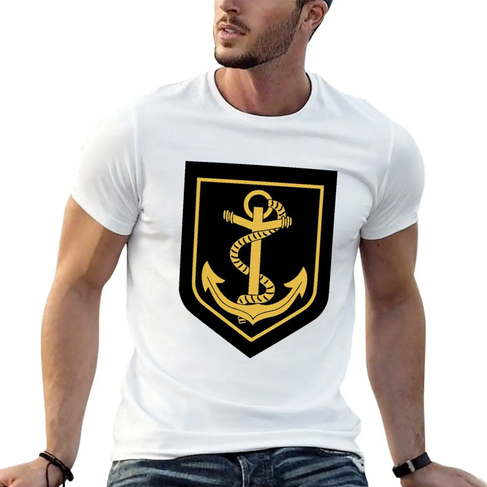 Maritime Gendarmerie (French Navy) T-Shirt blue archive Funny t-shirts mens designer t shirt
