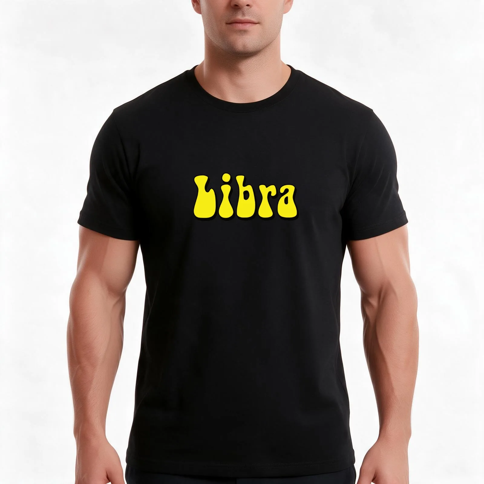 Libra Zodiac, Astrology, Horoscope T-Shirt, Summer Casual Cotton Tee, Oversized Streetwear Tops, Vintage Graphic Print
