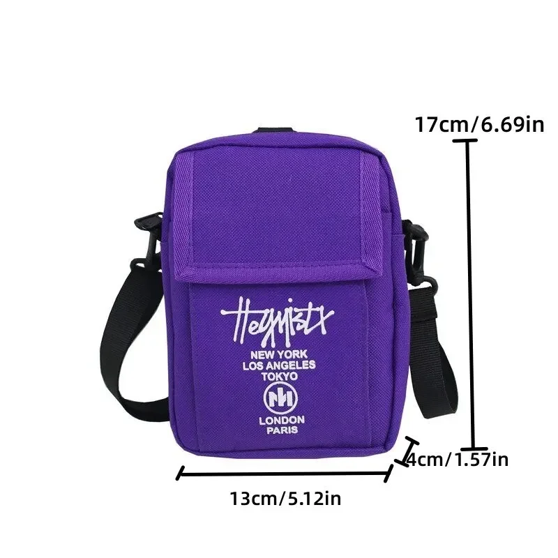 2023 New STUY Street Hip Hop Shoulder Slung Mobile Phone For Teenagers Japanese Classic Small Bag Magazine