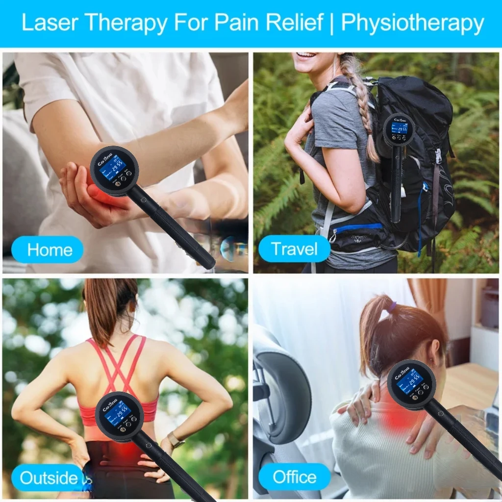 

5W Red & Near Infrared Light Device 650nm/808nm - Effective Pain Relief for Shoulder, Knee, Arthritis & Muscle Recovery