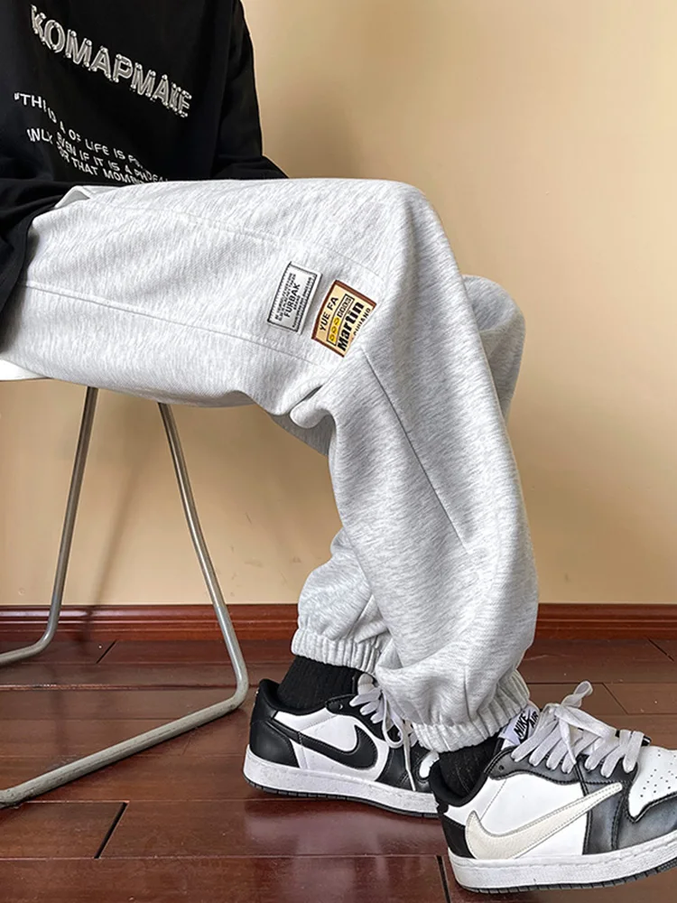 

American Sle Heavyweight Sport Pants Men's Spring Loose Large Size Casual Trousers Trendy Brand Cool Teenagers Cuffed Sweat...