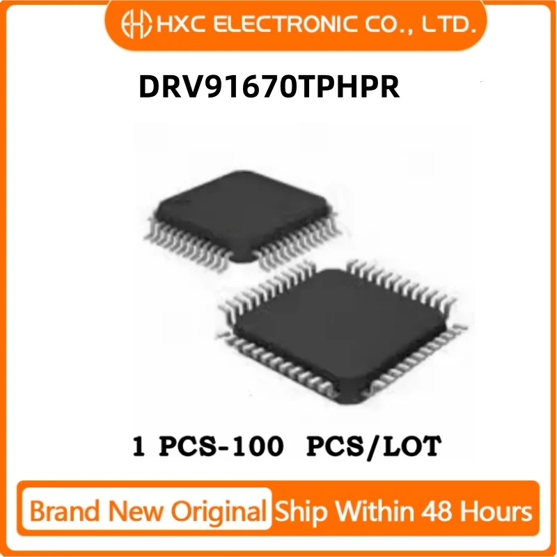 5/10/50PCS 100% New DRV91670 DRV91670T DRV91670PHPR DRV91670TPHPR QFP-48