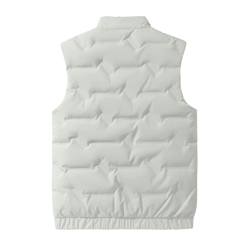 Winter Men 80 Down Vests Men waterproof Fashion Casual Down Sleeveless Vest Jackets Men Autumn Couple Lightweight Work Waistcoat
