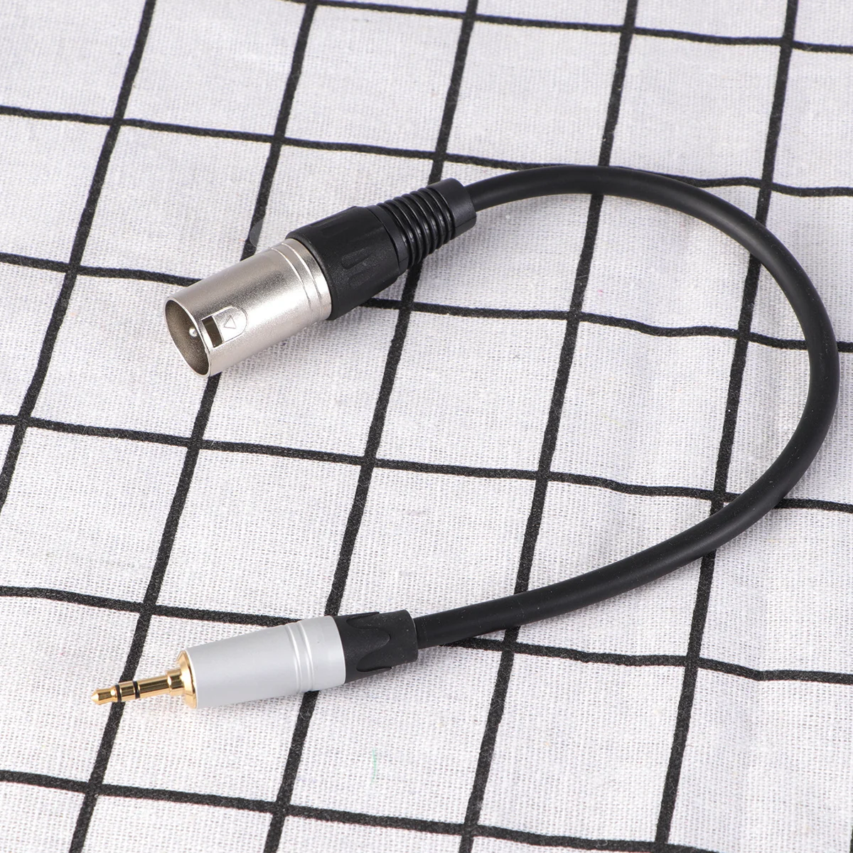 

0.3M Stereo Male To Xlr Male Audio Cable Amplifier Audio Cable For Microphone Amplifier Speaker Sound System Recording Black