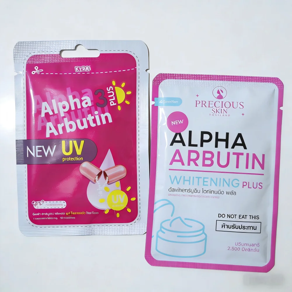 Thai Arbutin 3 Plus Whitening Powder Mix With Lotion Glutathione Vitamin C Brightening Cream Skin Lightening Treatment For Face