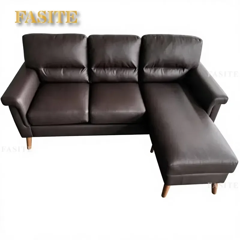 factory wholesale popular modern fabric sofa bed set with reclining function and tufted pattern corner design