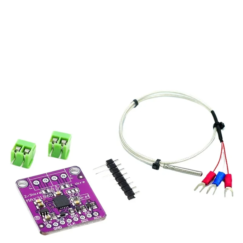 MAX31865 Platinum resistance temperature sensor detector module, temperature acquisition RTD/PT100-PT1000