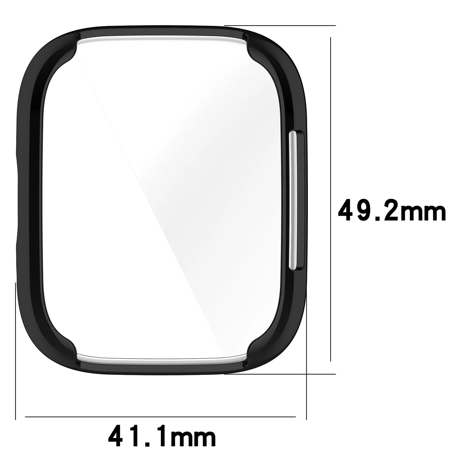 Funda protectora para Xiaomi Redmi Watch 3, Protector de pantalla completa de Tpu activo para Redmi watch3 lite, accesorios, carcasa