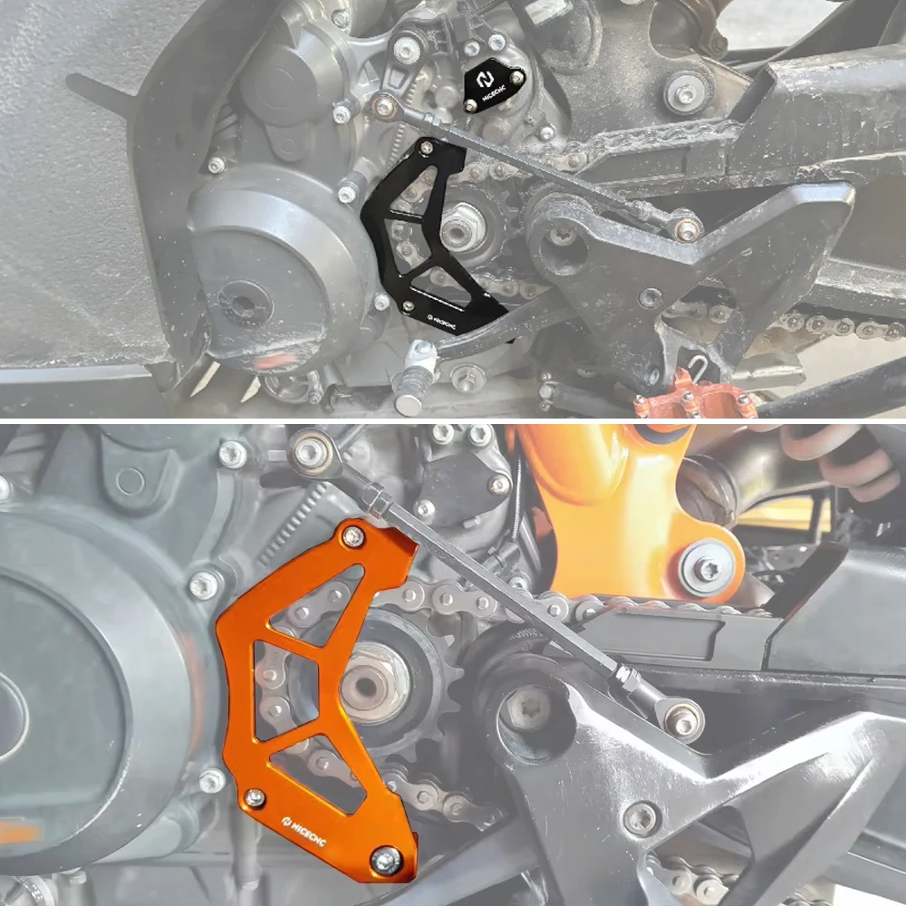 For KTM 790 Duke 790 890 Adventure/R Clutch Arm Lever Gear Sensor Cover Sprocket Chain Guard Protector for Husqvarna Norden 901