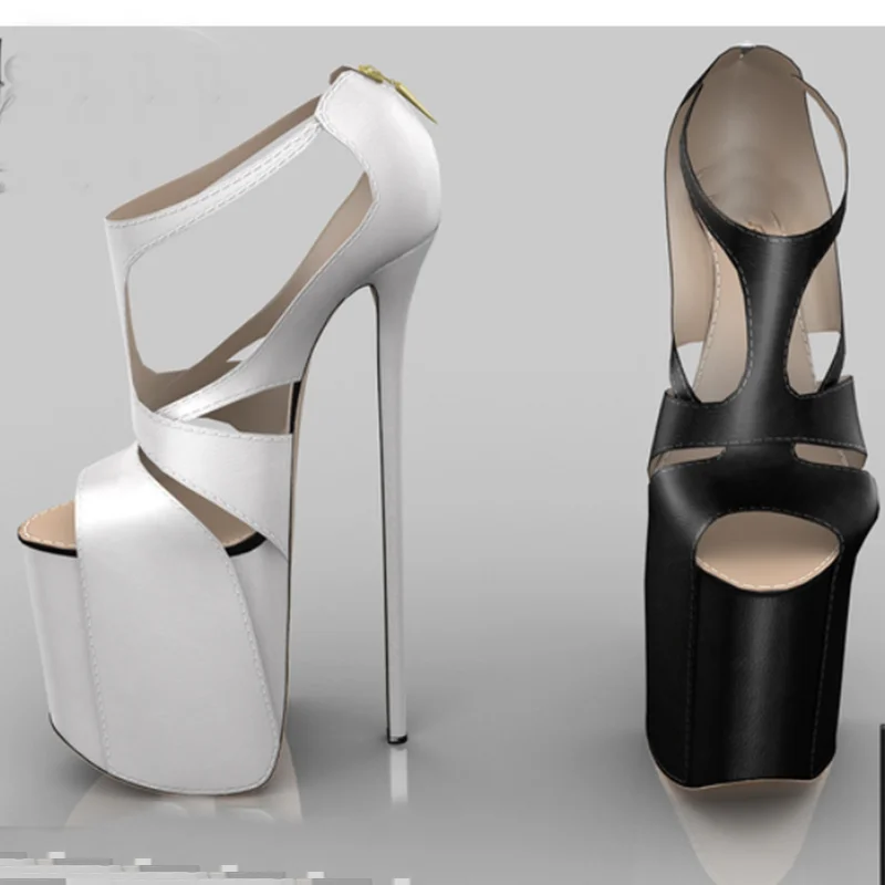 Gemengde kleur rits platform sandalen dunne hoge hak sexy modieuze koele zomer casual grote maat vrouw schoenen zapatillas mujer