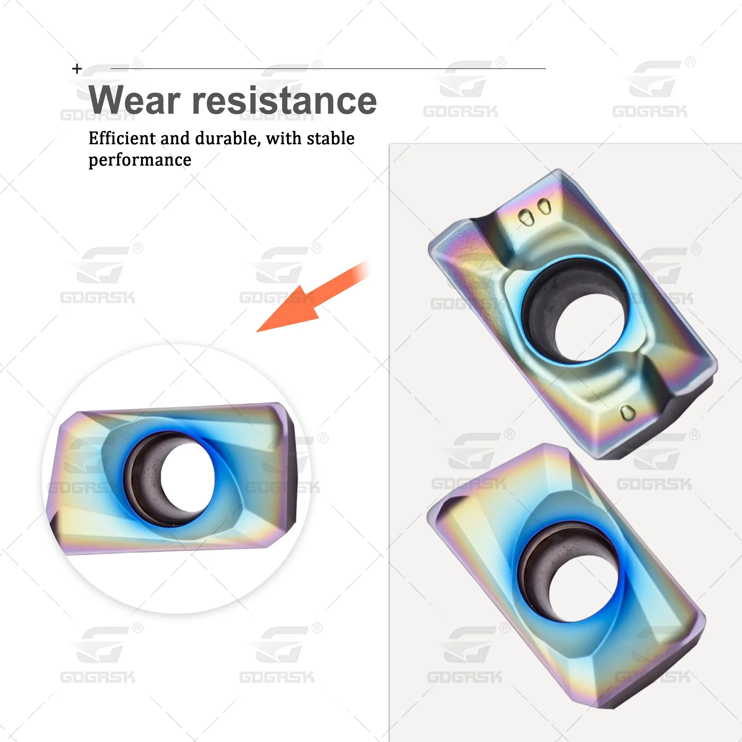 DESKAR Tool Milling Insert APMT1604PDER/PEER-H2/M2/XM APMT1605PDER-XM TF618 Colorful Milling Blade For Quenched Steel Processing