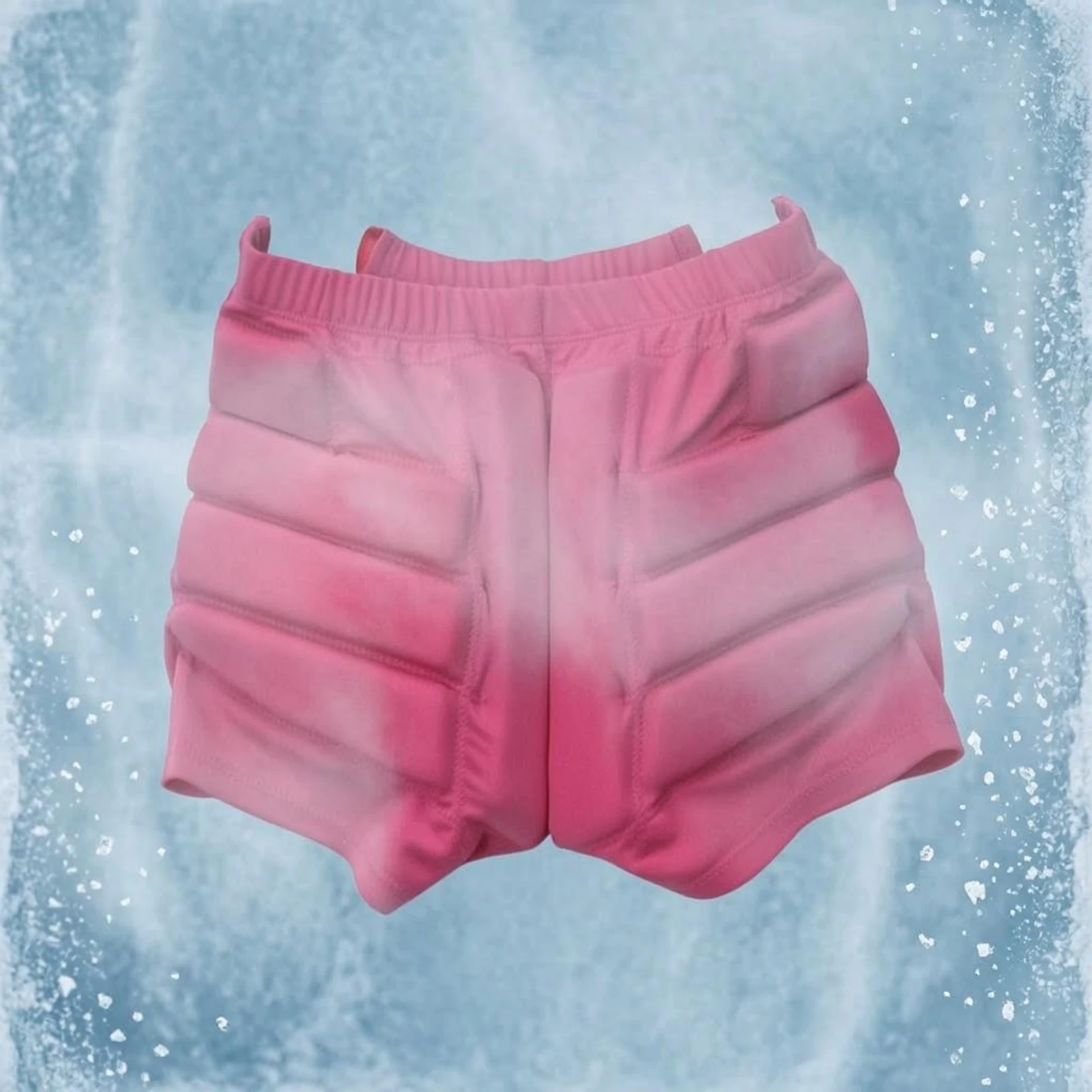 Padded Skating Shorts Zippered Side Openings Hip Protector Shorts Tailbone Padded Pants Elastic Waistband Sports Gear Breathable