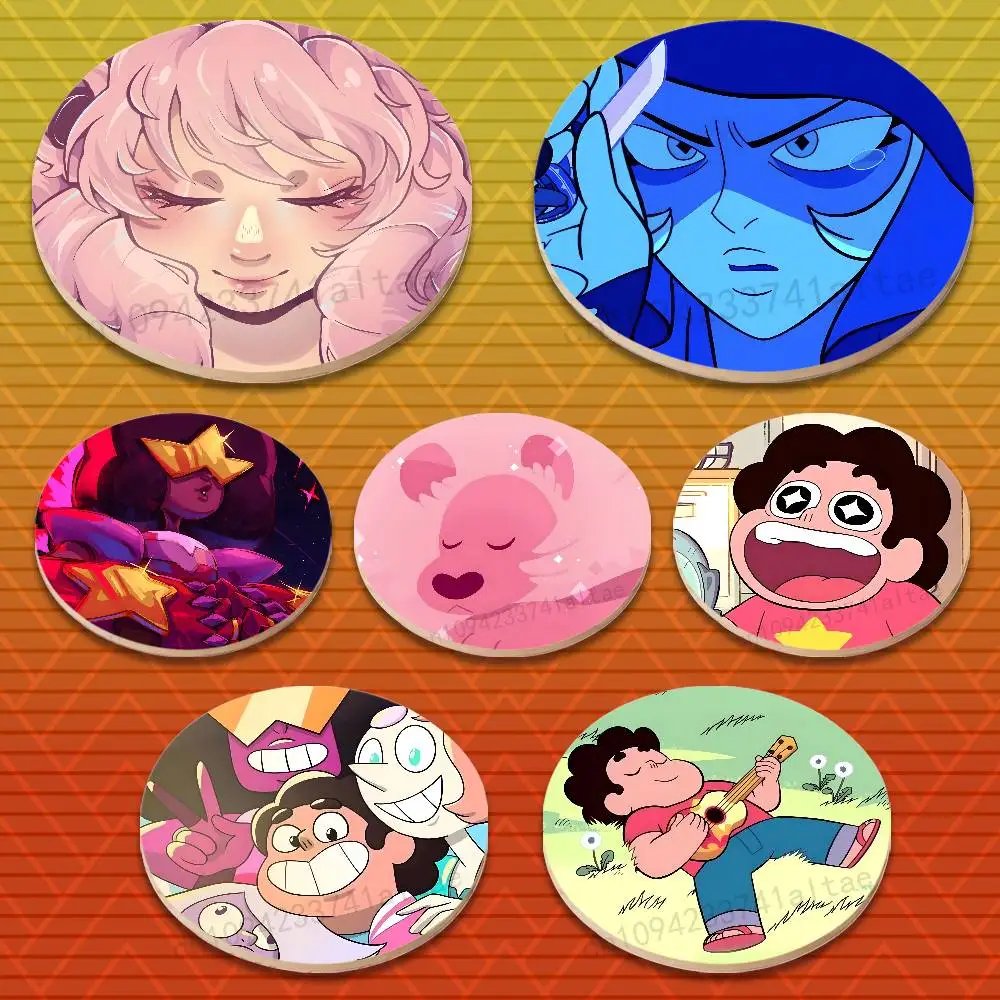 

Science S-Steven U-Universe Round Wooden Coasters Suitable for Drinks Tea,Coffee for anti-slip decoration in bars and cafes