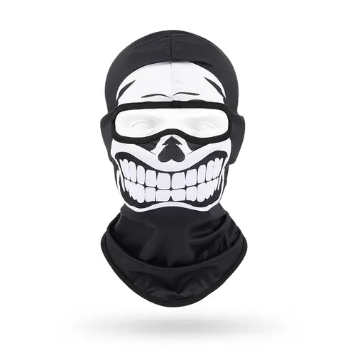 3D Skull Mask Balaclava Cap Breathable Motorcycle Riding Full Face Scarf Outdoor Men Head Cover Cycling Headgear Neck Gaiter Hat - Image 8