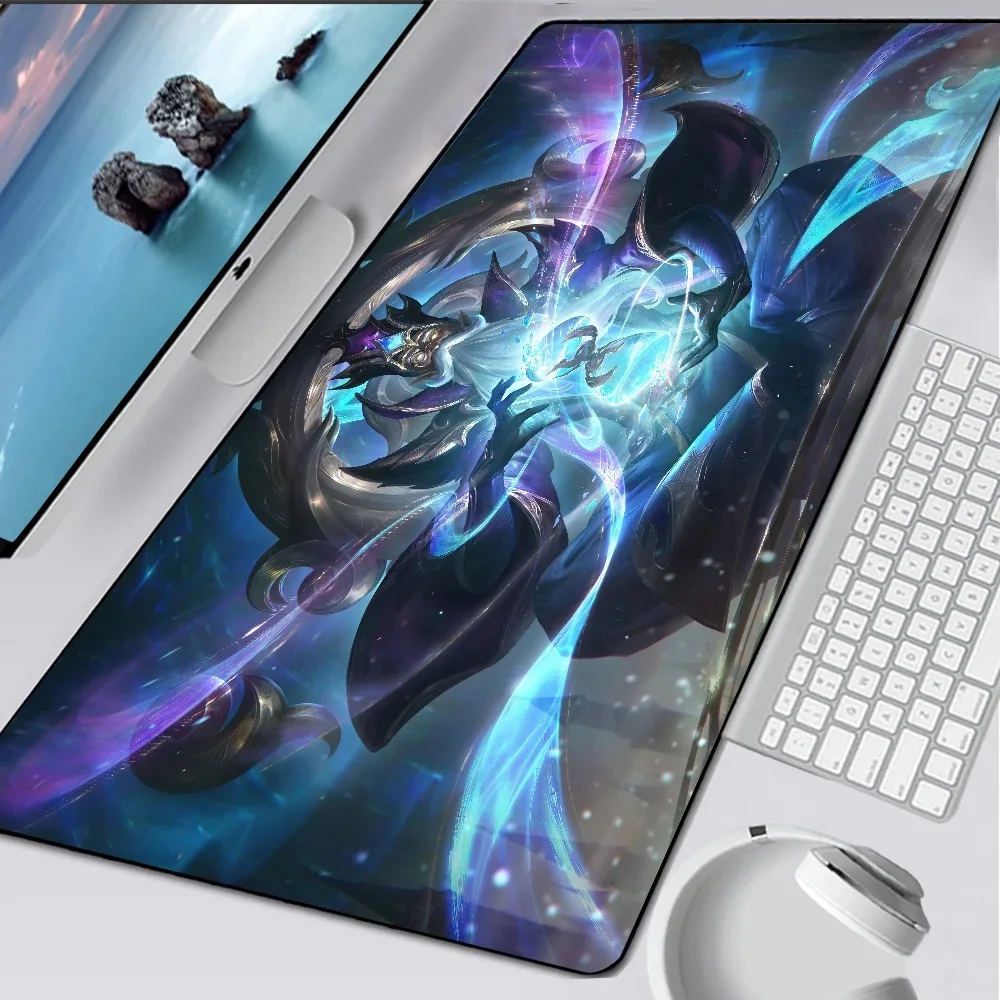 League of Legends Zilean Large Gaming Mouse Pad Computer Mousepad PC Gamer Mouse Mat Laptop Mouse Carpet Keyboard Mat Desk Pad