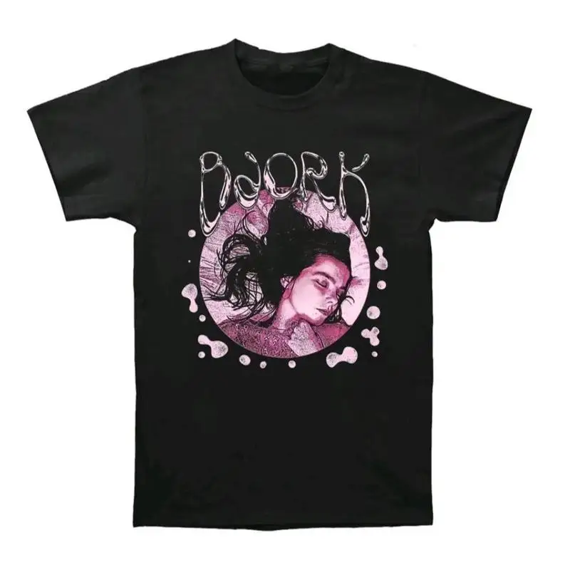 Bjork Singer Poster Album Music Unisex Cotton T-Shirt All Size UB230