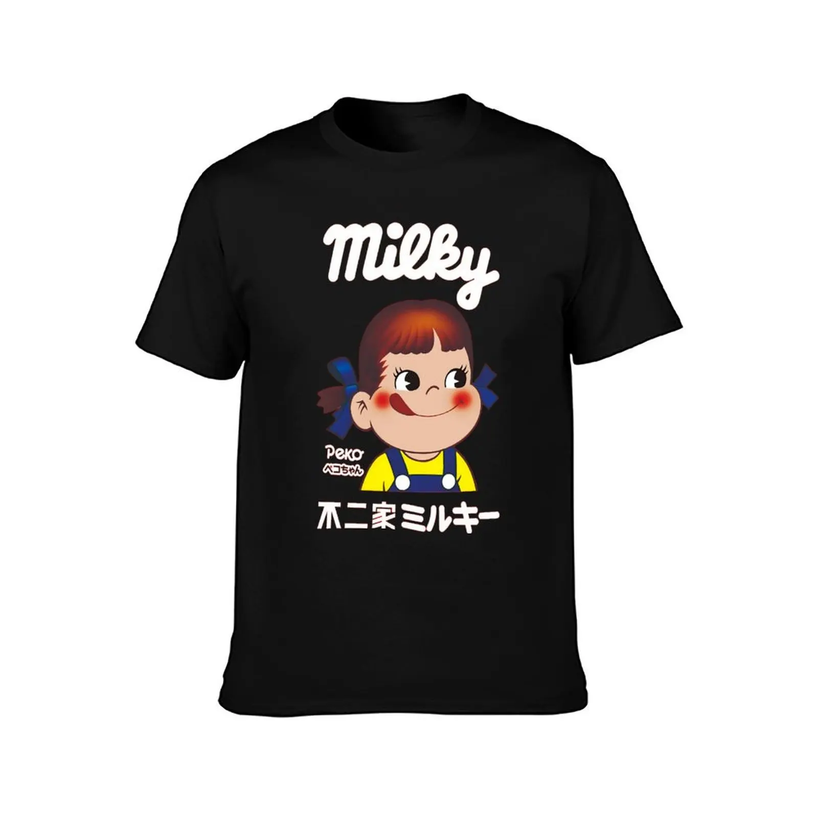 Milky Peko-chan \t T-Shirt blacks man clothes summer clothes tops t shirts for men pack