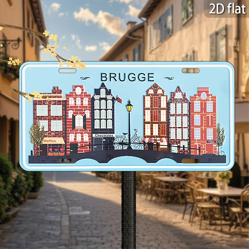 2D Flat - A Vintage Sign Measuring,Perfect for Wall Decoration with UV Printing, Suitable for Living Rooms, Bedrooms, Bars,Cafes