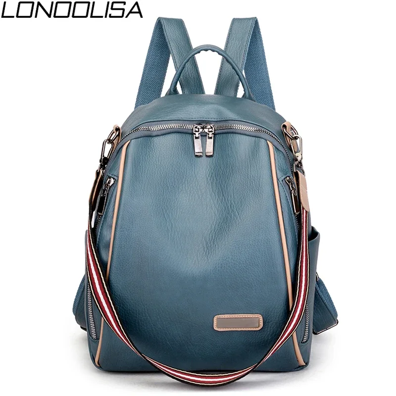 Multifunction Women Backpack High Quality Leisure Rucksack Vintage Leather Mochilas Shoulder Bags Backpacks Fashion Daypack