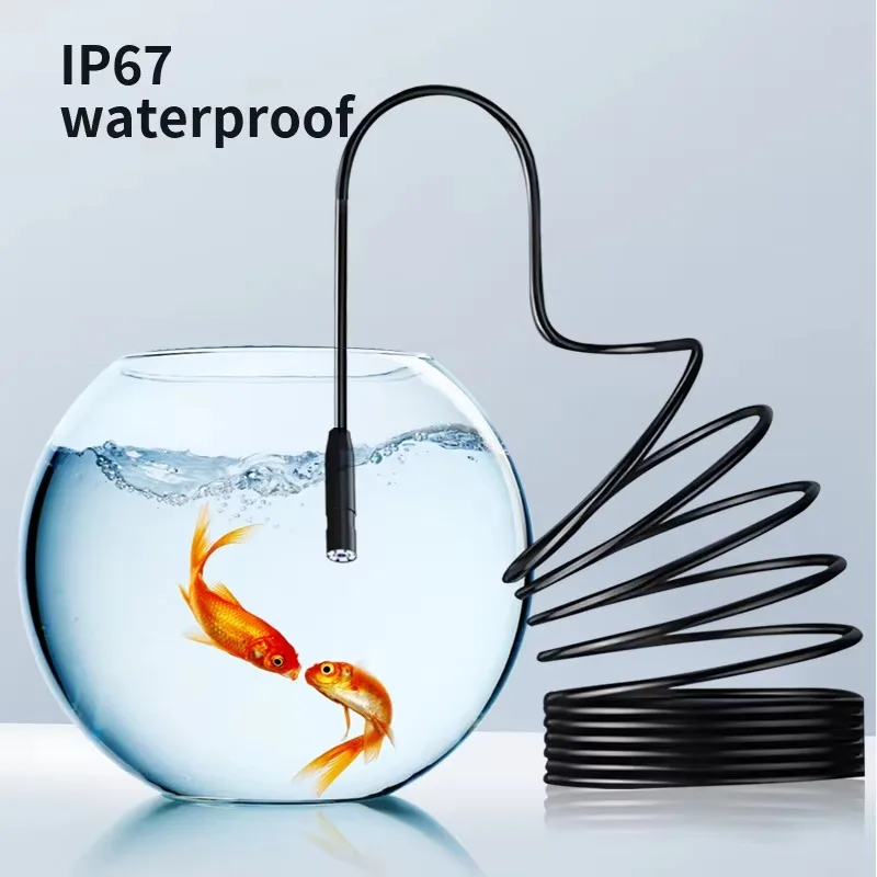 3-in-1 Snake Scope Camera HD 1920P IP67 Waterdichte rioolcamera-endoscoop voor Android IOS