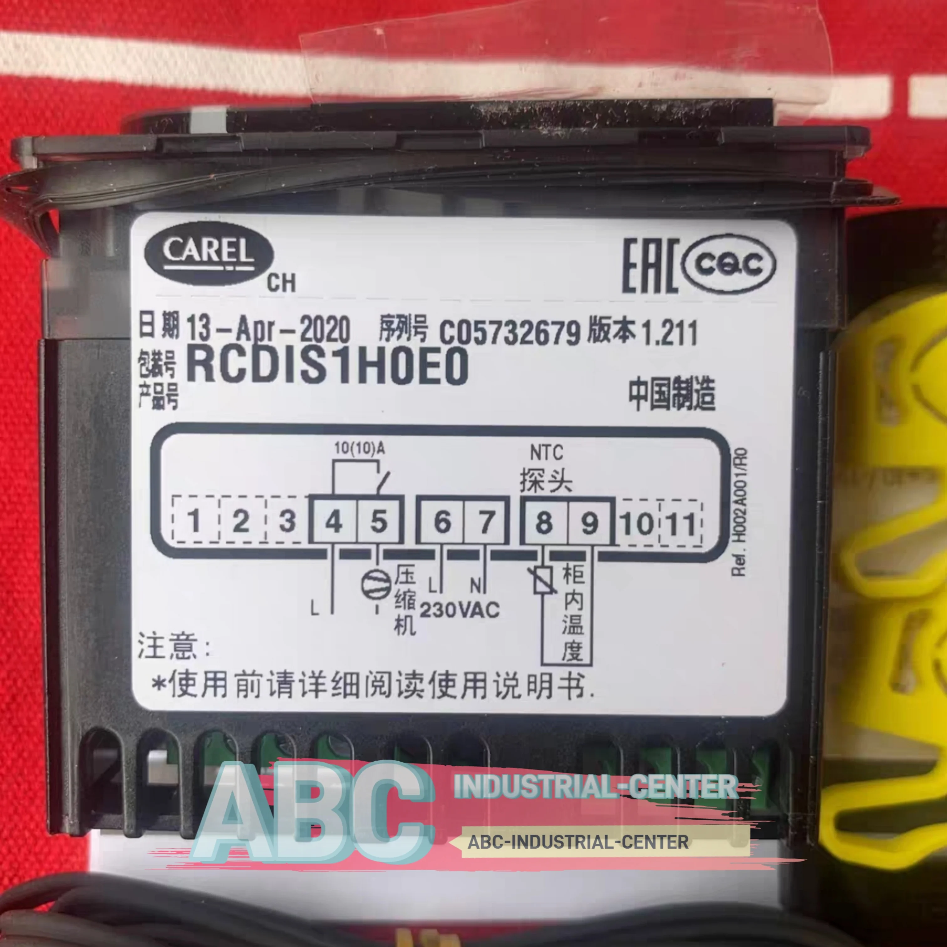 

Temperature RCDIS1H0E0 controller RCQKC1E0A1 100%NEW