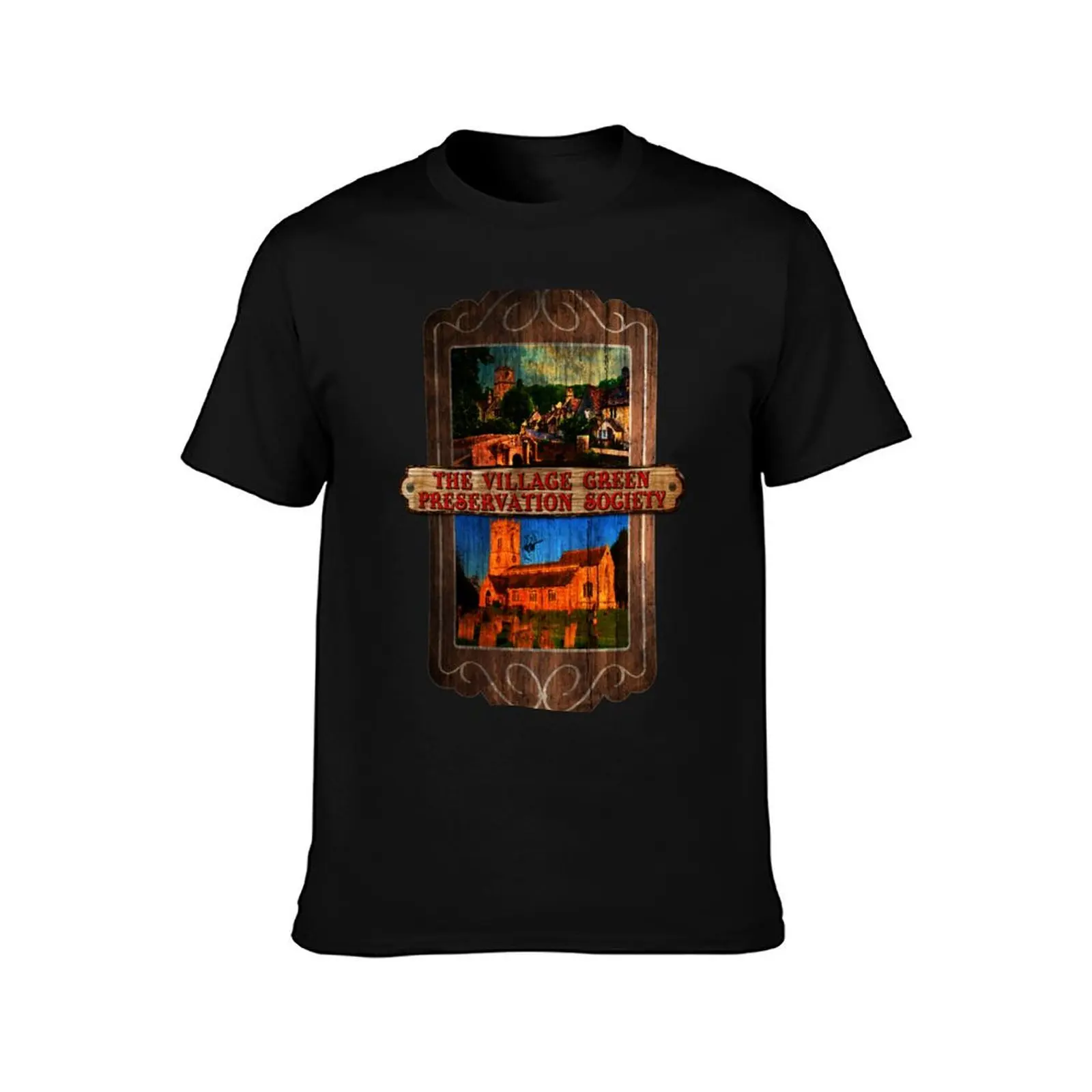 The Kinks - Village Green Preservation Society T-Shirt Festival Casual Short Sleeve T-Shirt