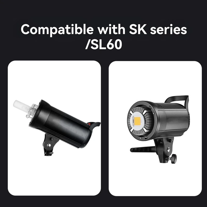 For Studio Flash Bracket for SK300 SK300II SK400 SK400II SL-60W Mounting Equipment for Photography Lighting-A57M view 6